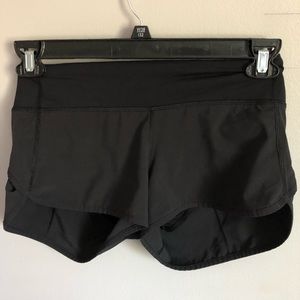 lululemon black shorts